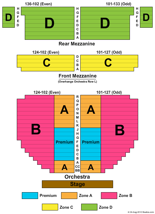 John Golden Theatre Seating Chart